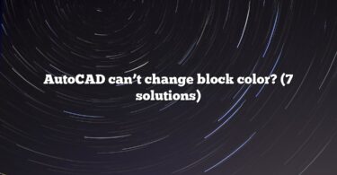 AutoCAD can’t change block color? (7 solutions)