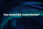 Can AutoCAD count blocks?