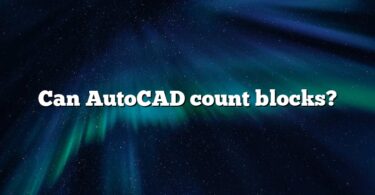 Can AutoCAD count blocks?