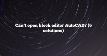 Can’t open block editor AutoCAD? (6 solutions)
