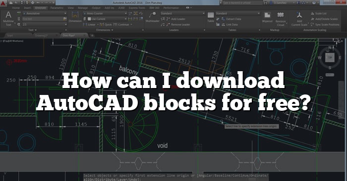 How can I download AutoCAD blocks for free?