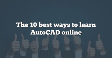 The 10 best ways to learn AutoCAD online